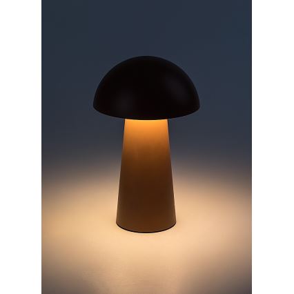 Rabalux - Димируема сензорна презареждаема външна LED лампа LED/1,5W/5V IP44 1200 mAh USB кафява