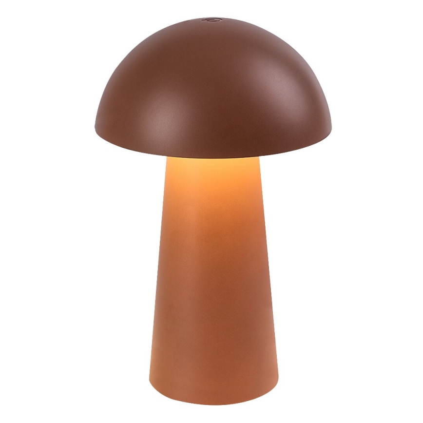 Rabalux - Димируема сензорна презареждаема външна LED лампа LED/1,5W/5V IP44 1200 mAh USB кафява