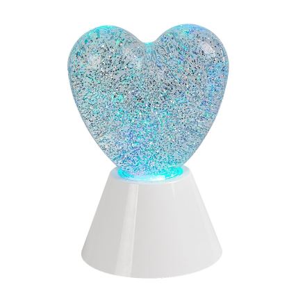Rabalux - LED RGB декоративна лампа LED/0,8W/3xAA във формата на сърце