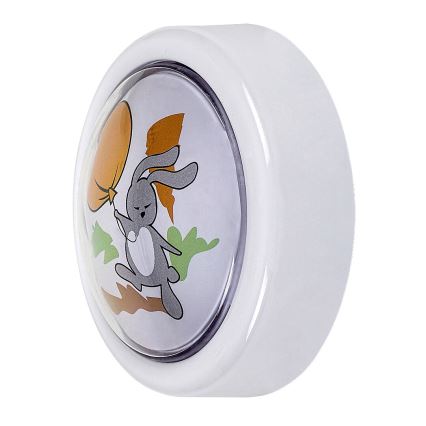 Rabalux - LED Детска нощна лампа LED/0,3W/2xAA 6000K