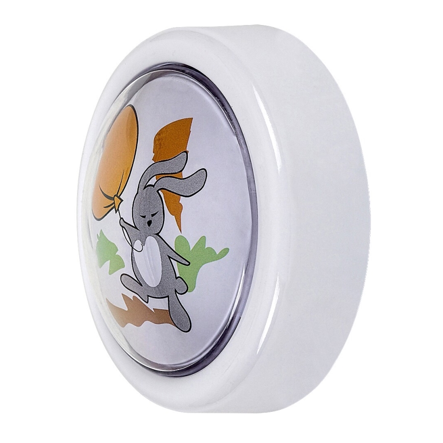 Rabalux - LED Детска нощна лампа LED/0,3W/2xAA 6000K