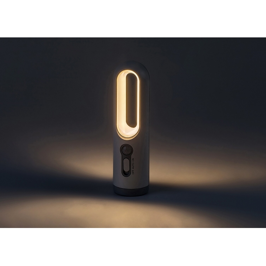 Rabalux - LED Преносима акумулаторна лампа със сензор LED/0,8W/3,7V 3000/7000K