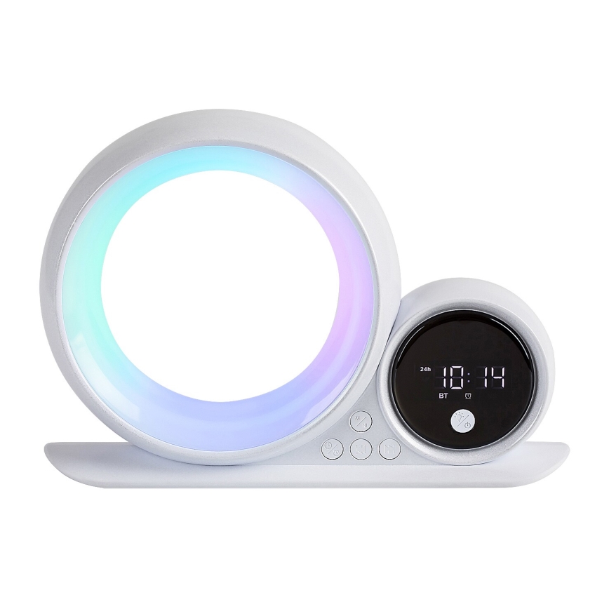 Rabalux - LED RGB Настолна лампа с високоговорител LED/5W/230V