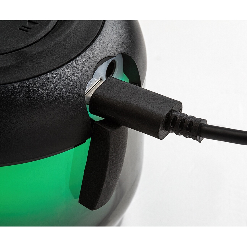 Rabalux - RGB Настолна лампа с високоговорител RGB/3W/3,7V 500mAh