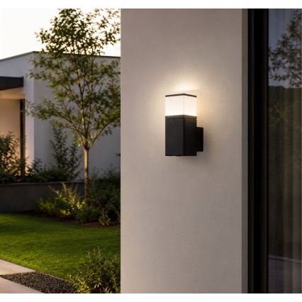 Rabalux - LED външен стенен осветител с вграден контакт LED/10W/230V IP44