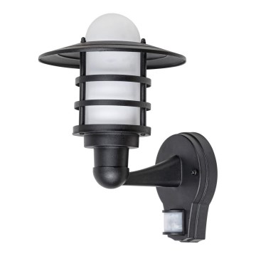 Rabalux 7679 - Екстериорна Стенна лампа със сензор DARRINGTON 1xE27/20W/230V IP44