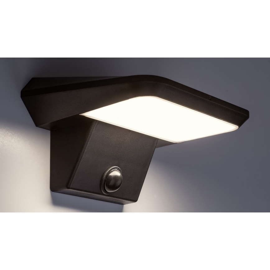 Rabalux - LED Соларна лампа със сензор LED/10W/3,7V IP44