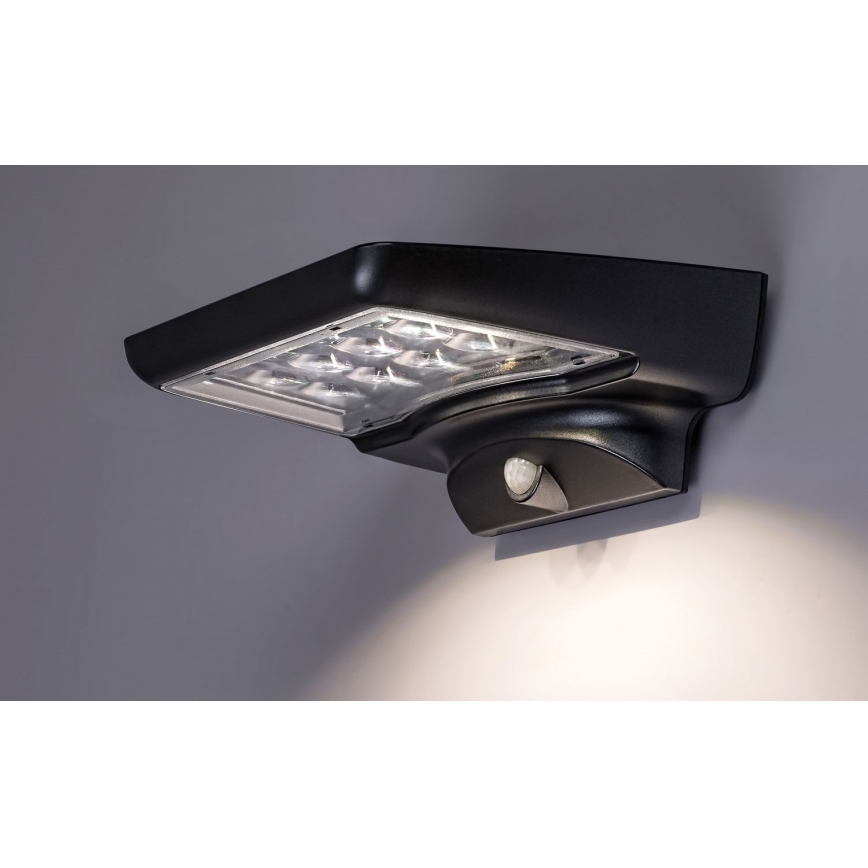 Rabalux - LED Соларна лампа със сензор LED/4W/3,7V IP44