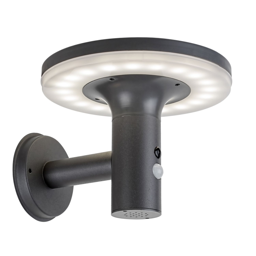 Rabalux - LED Соларна лампа със сензор LED/10W/3,7V IP44
