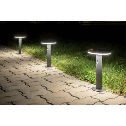 Rabalux - LED Соларна лампа със сензор LED/10W/3,7V IP44 2500 mAh