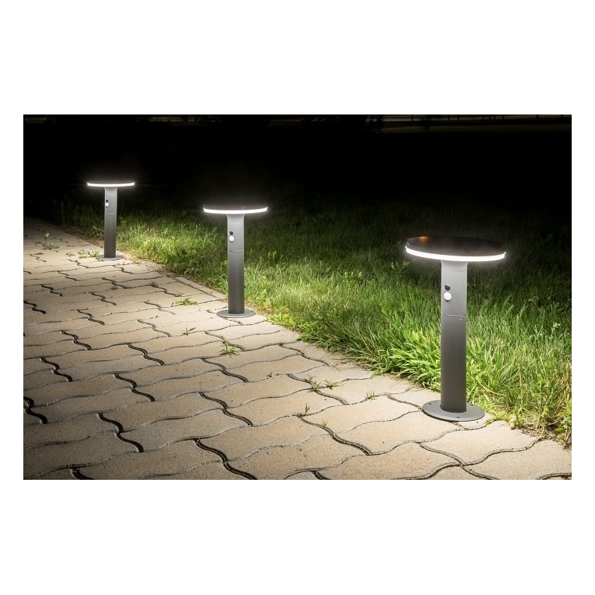 Rabalux - LED Соларна лампа със сензор LED/10W/3,7V IP44 2500 mAh