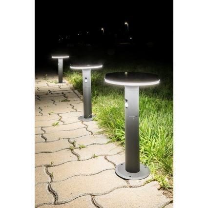 Rabalux - LED Соларна лампа със сензор LED/10W/3,7V IP44 2500 mAh