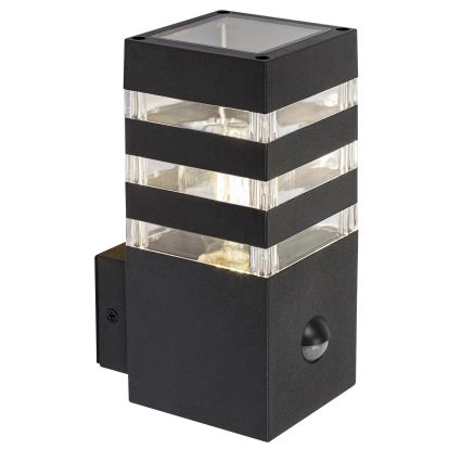 Rabalux - Екстериорен аплик със сензор 1xE27/12W/230V IP44
