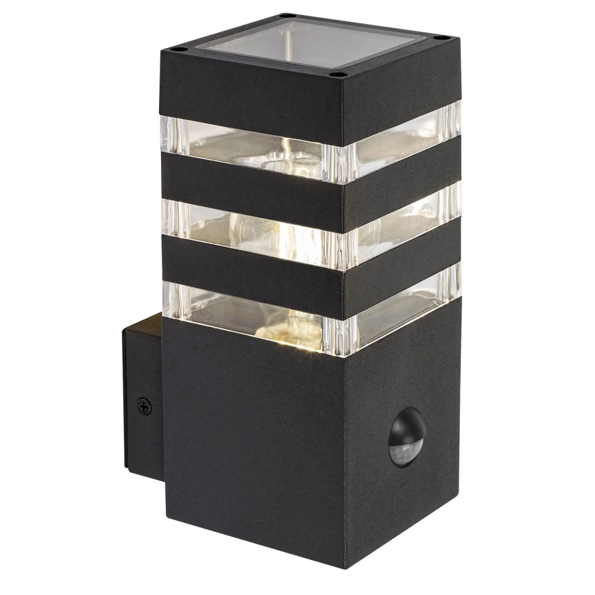 Rabalux - Екстериорен аплик със сензор 1xE27/12W/230V IP44