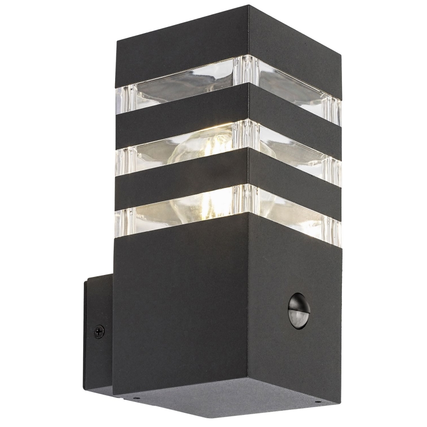 Rabalux - Екстериорен аплик със сензор 1xE27/12W/230V IP44