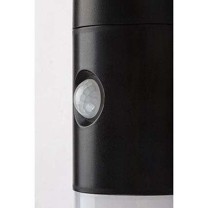 Rabalux - LED RGB соларен стенен фенер с сензор LED/1W/3,7V IP44 черен 1200 mAh