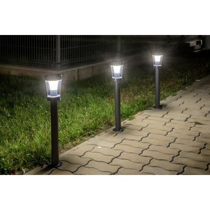 Rabalux - LED соларна лампа LED/3W/3,7V IP65 антрацит 2000 mAh