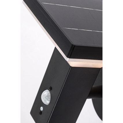 Rabalux - LED Соларен аплик със сензор LED/4W/230V IP44 черен