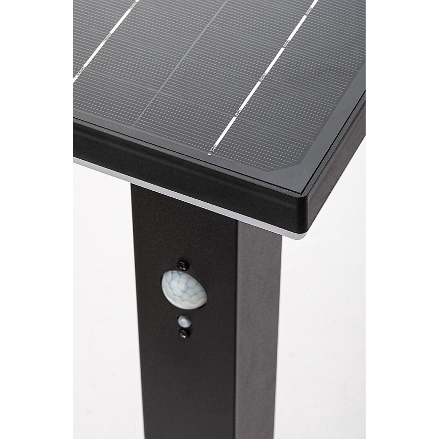 Rabalux - LED соларна лампа със сензор LED/4W/3,7V IP44 черна 2200 mAh