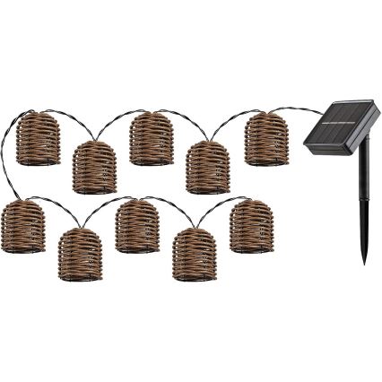 Rabalux - LED Соларна верига 10xLED/0,6W/1,2V 5 m IP44