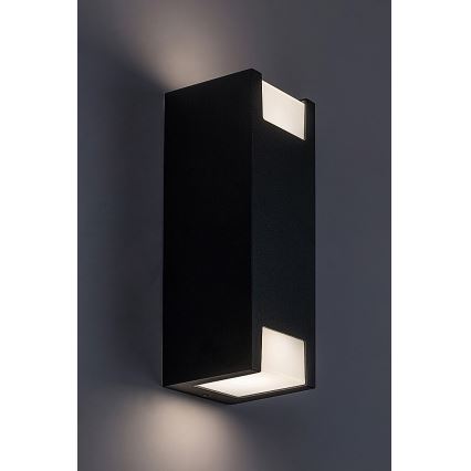 Rabalux - Екстериорен аплик 2xGU10/7W/230V IP44 черен