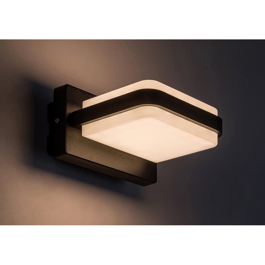 Rabalux - LED Екстериорен аплик LED/12W/230V IP44 черен