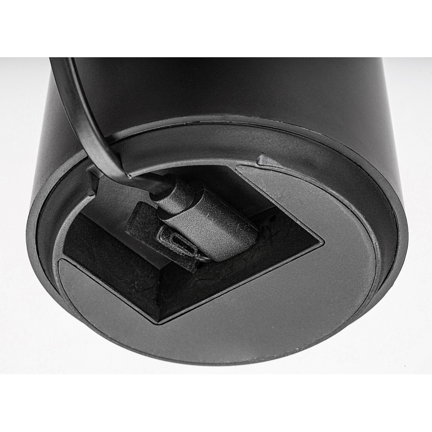 Rabalux - LED Димируема акумулаторна настолна touch лампа LED/5W/5V IP44 черен