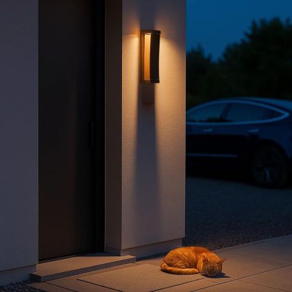 Rabalux - Външно стенно LED осветително тяло LED/13W/230V IP65 кафяво