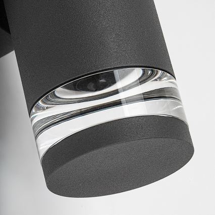 Rabalux - Външна стенна лампа 2xGU10/10W/230V IP54 антрацит