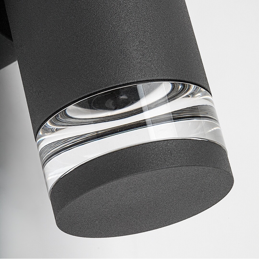 Rabalux - Външна стенна лампа 2xGU10/10W/230V IP54 антрацит