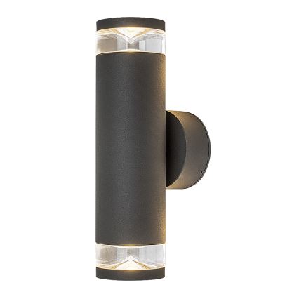 Rabalux - Външна стенна лампа 2xGU10/10W/230V IP54 антрацит