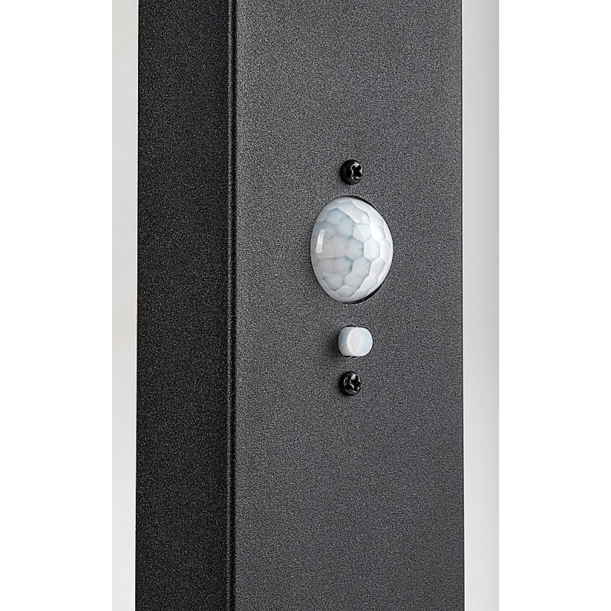 Rabalux - LED регулируема соларна външна лампа със сензор LED/4,4W/3,7V IP54 антрацит 2200 mAh