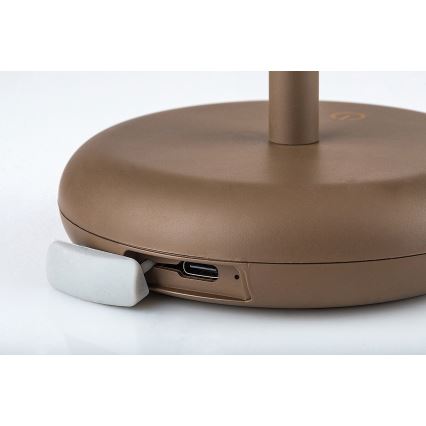 Rabalux - LED Димируем rechargeable екстериорен лампа LED/6W/5V IP44 1800 mAh кафяв