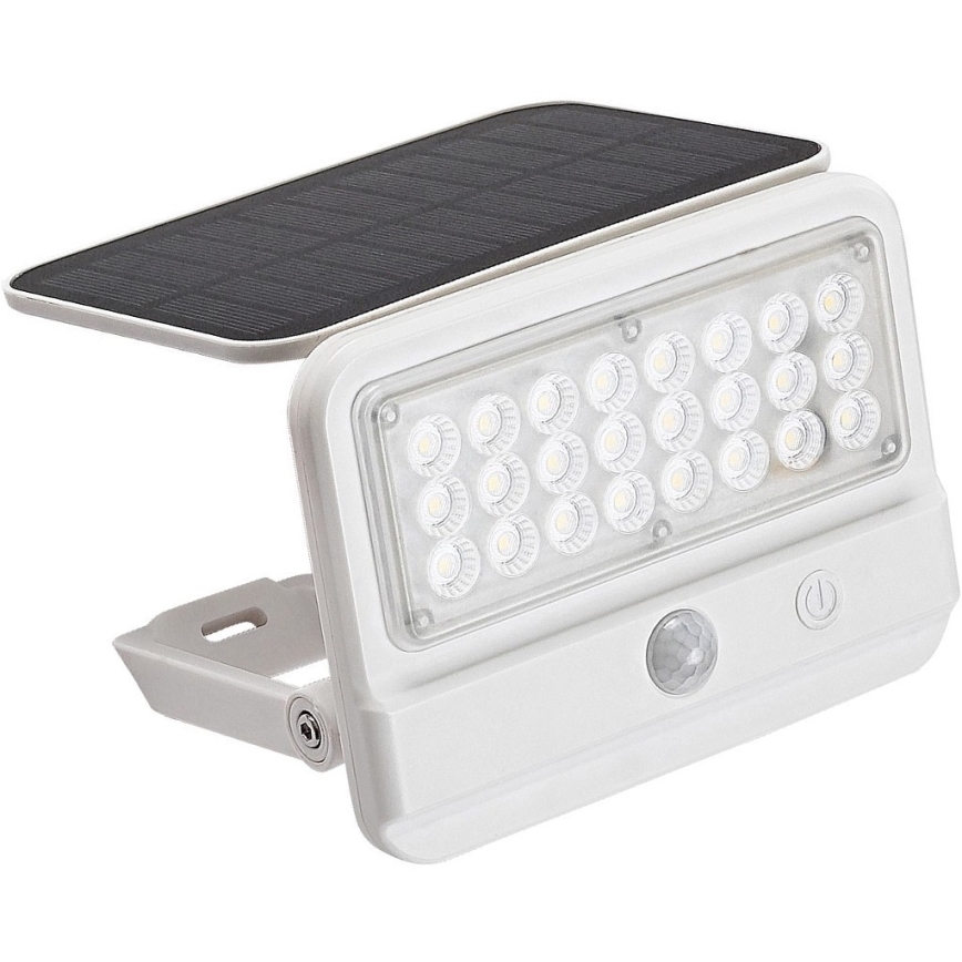 Rabalux - LED соларен стенен фенер с сензор LED/7W/3,7V IP54 бял 3000 mAh