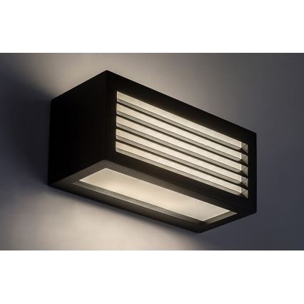 Rabalux - LED Екстериорен аплик LED/10W/230V IP54 черен