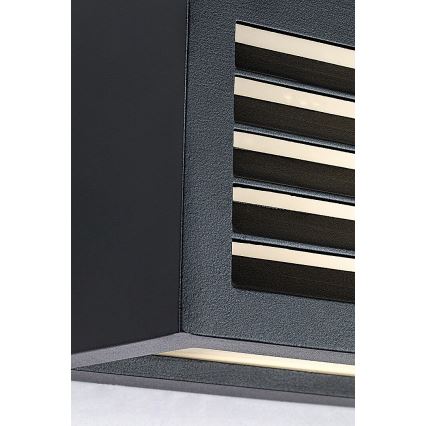 Rabalux - LED Екстериорен аплик LED/10W/230V IP54 черен