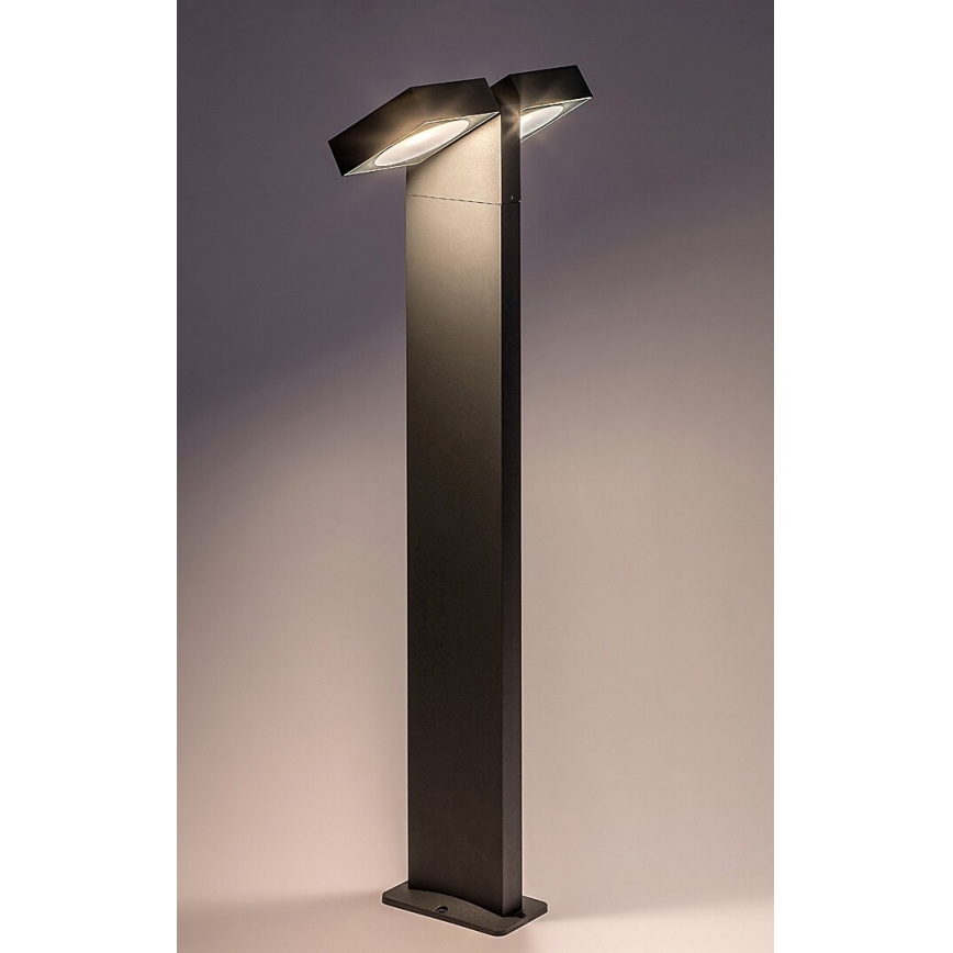 Rabalux - LED Екстериорен flexible лампа 2xLED/7W/230V IP54 антрацит