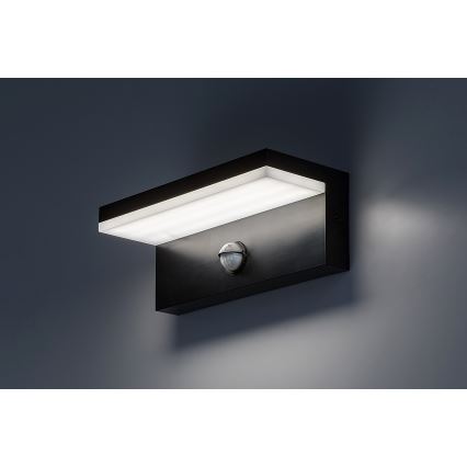 Rabalux - LED Екстериорен аплик със сензор LED/9W/230V 2700/4000/6500K IP54 черен