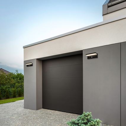 Rabalux - LED Екстериорен аплик със сензор LED/9W/230V 2700/4000/6500K IP54 черен