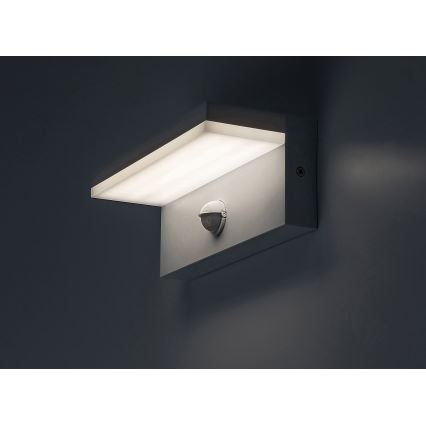 Rabalux - LED Екстериорен аплик със сензор LED/9W/230V 2700/4000/6500K IP54 бял