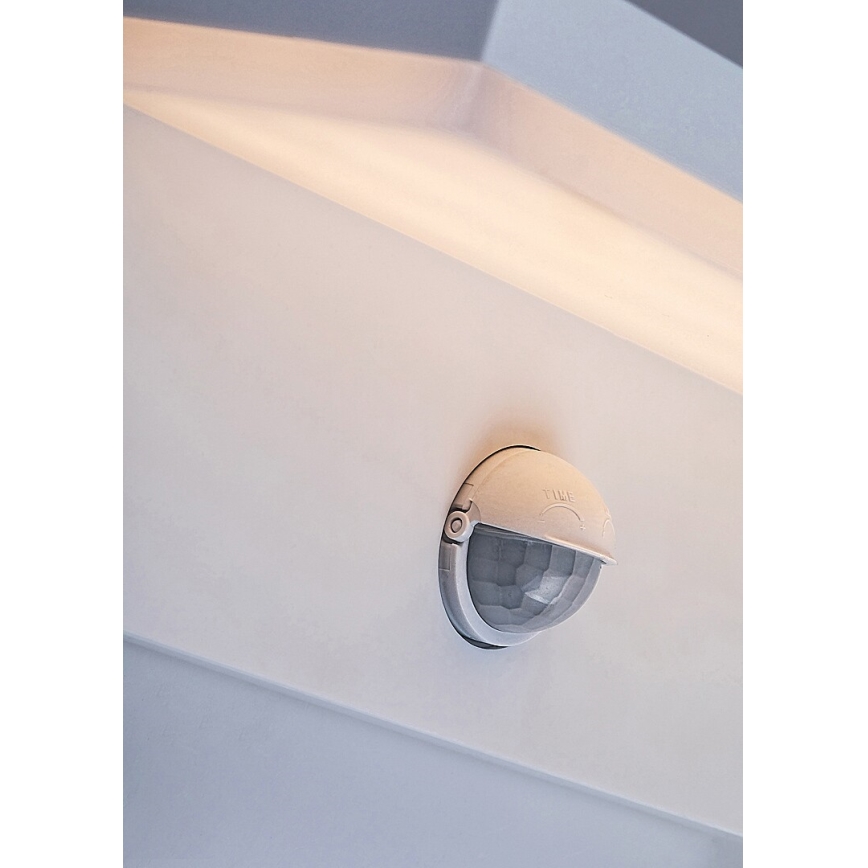 Rabalux - LED Екстериорен аплик със сензор LED/9W/230V 2700/4000/6500K IP54 бял