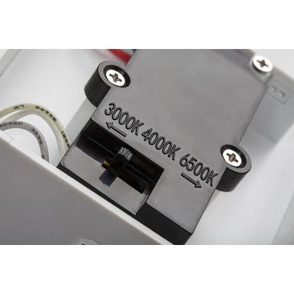 Rabalux - LED Екстериорен аплик със сензор LED/9W/230V 2700/4000/6500K IP54 бял