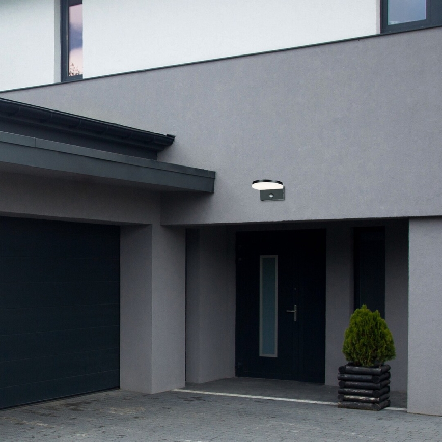 Rabalux - LED Екстериорен аплик със сензор LED/9W/230V 2700/4000/6500K IP54 черен