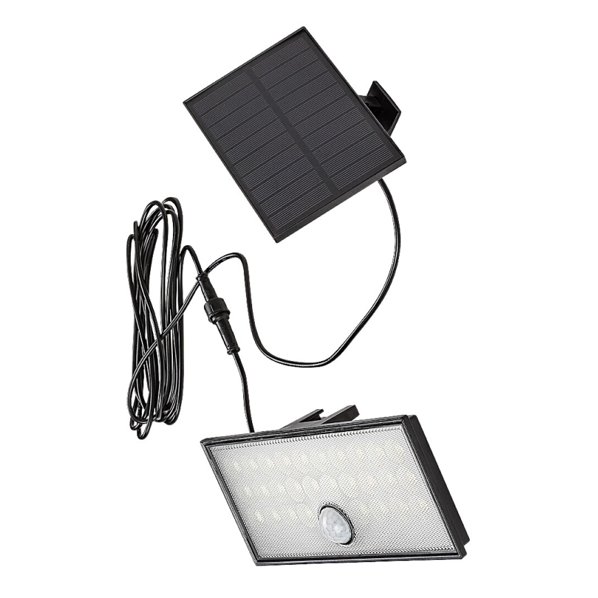 Rabalux - LED Соларен прожектор със сензор LED/8W/3,7V 1800mAh IP65 + дистанционно управление