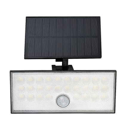 Rabalux - LED Соларен прожектор със сензор LED/8W/3,7V 1800mAh IP65 + дистанционно управление