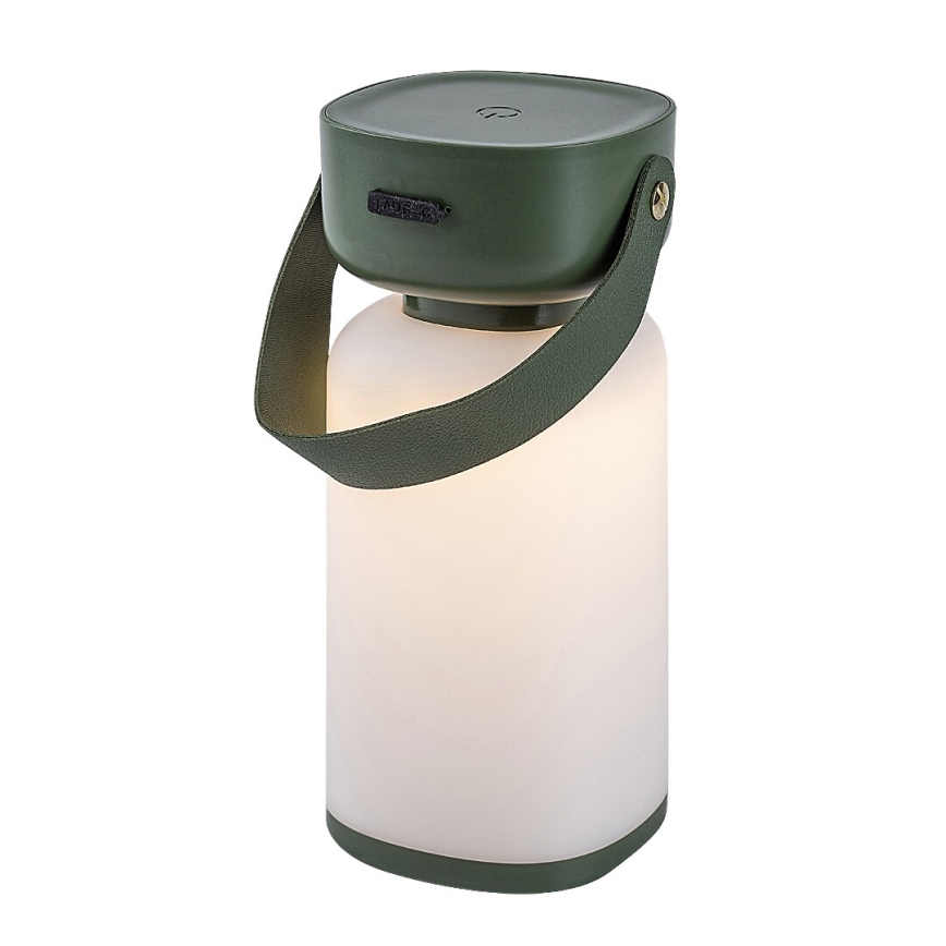 Rabalux - LED Екстериорна димируема сензорна акумулаторна настолна лампа LED/3W/5V IP44 зелен