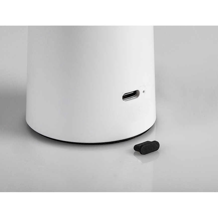 Rabalux - LED Димируема акумулаторна настолна сензорна лампа POLPERRO LED/3W/3,7V 1200mAh бял