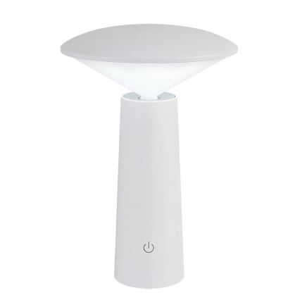Rabalux - LED Димируема акумулаторна настолна сензорна лампа POLPERRO LED/3W/3,7V 1200mAh бял