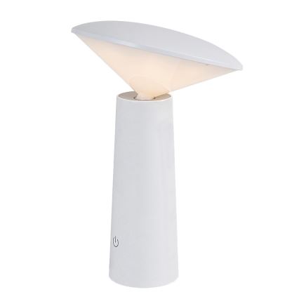 Rabalux - LED Димируема акумулаторна настолна сензорна лампа POLPERRO LED/3W/3,7V 1200mAh бял