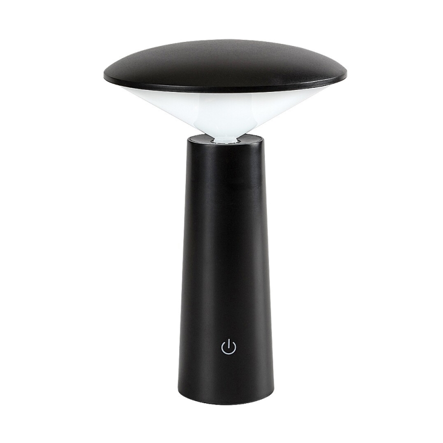 Rabalux - LED Димируема акумулаторна настолна touch лампа POLPERRO LED/3W/3,7V 1200mAh черен